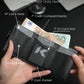 Klomore Airtag Trifold Wallet with Coin Pocket for Men