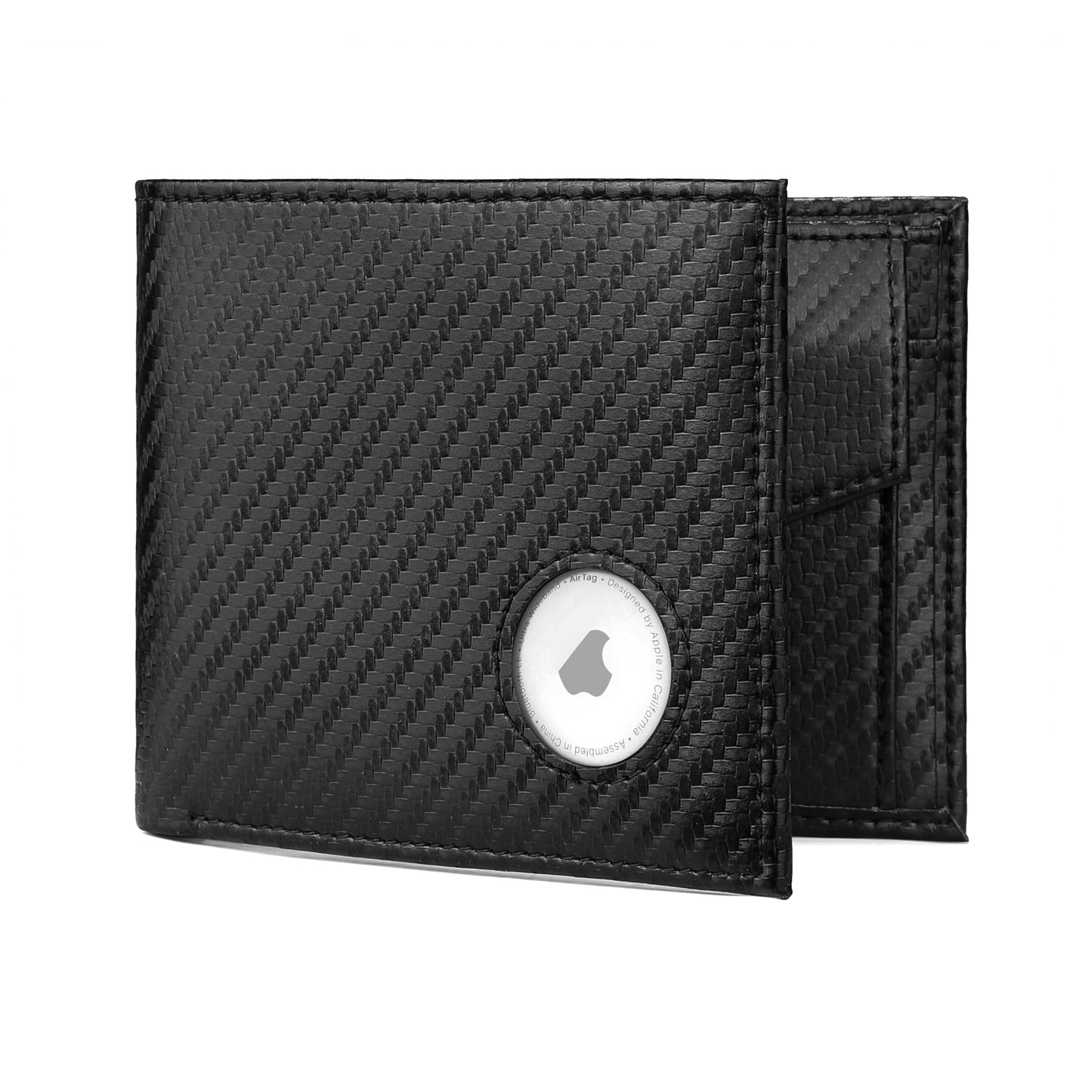 Klomore Airtag Wallet with Coin Pocket for Men